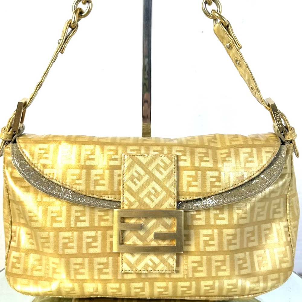Fendi Gold and Silver Women's Bag